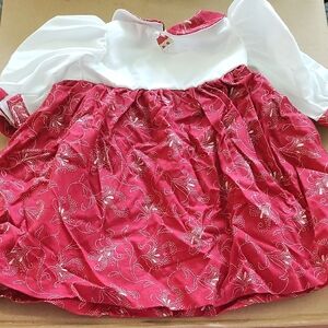 American Girl Red and White Doll Dress